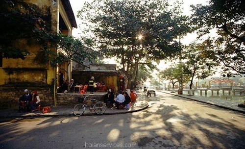 Coffee Street in Hoi An
